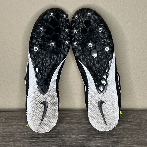Nike Racing Zoom Rival S Track Spikes Shoes Mens Size 8 Black White 907564-017 - Picture 8 of 12
